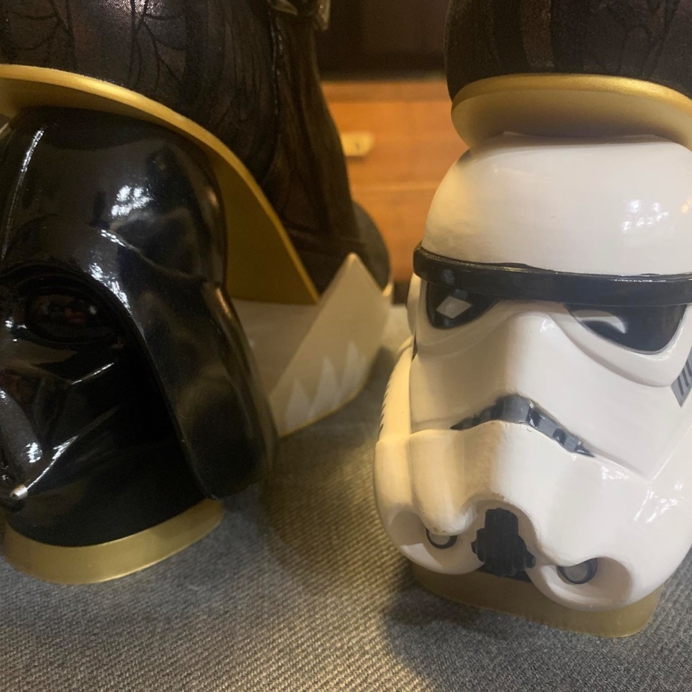 Star Wars. Irregular Choice Death Star boots. New. Never worn. - Picture 7 of 13